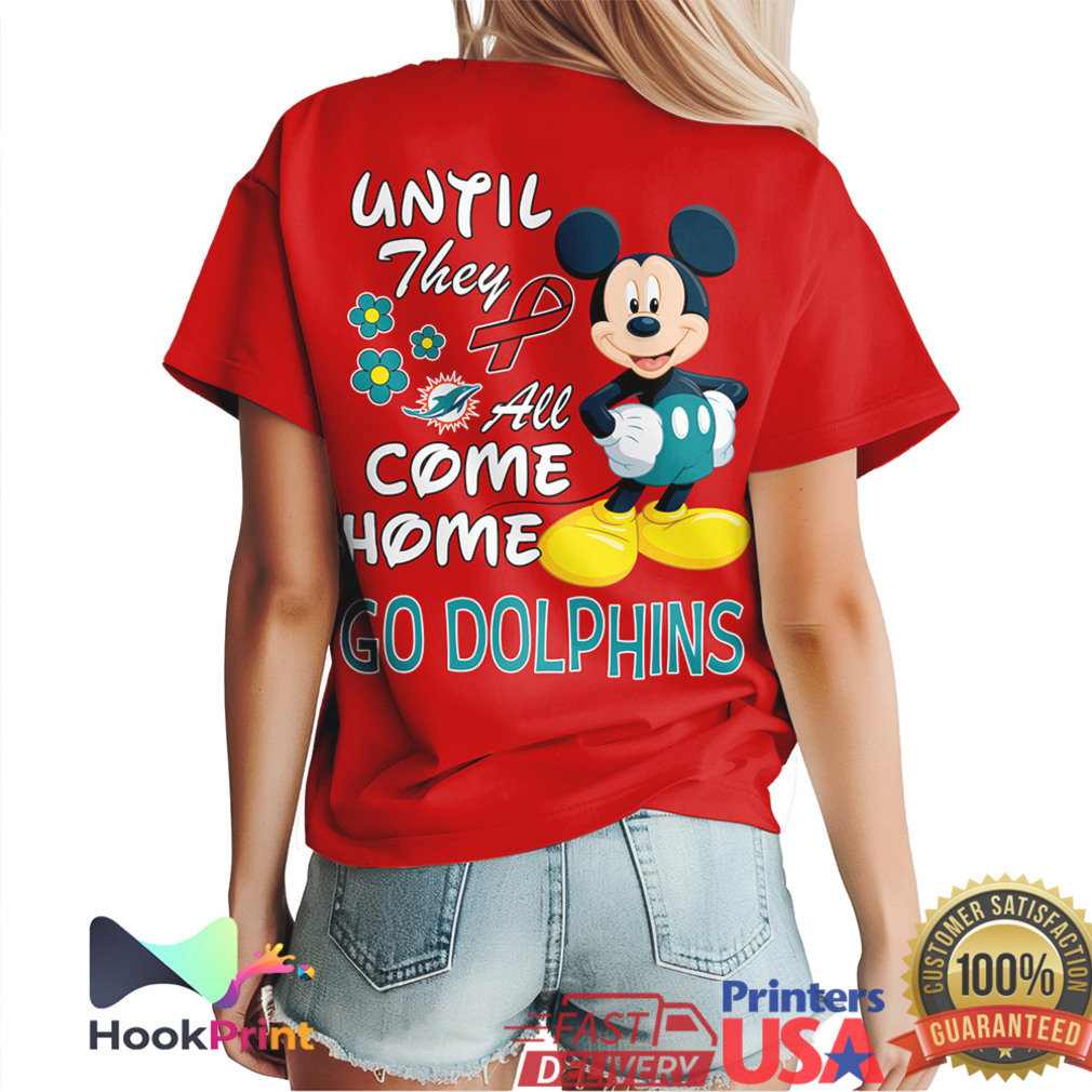 Mickey Mouse Miami Dolphins Red Friday Military Appreciation T Shirt Mickey Mouse Miami Dolphins Red Friday Military Appreciation T Shirt