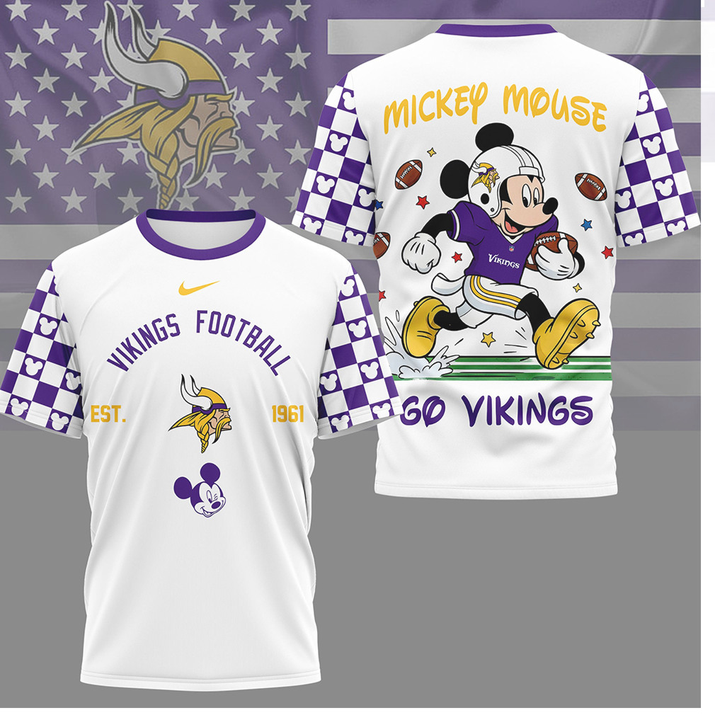 Mickey Mouse Minnesota Vikings Football Est 1961 Skol NFL Shirt Mickey Mouse Minnesota Vikings Football Est 1961 Skol NFL Shirt