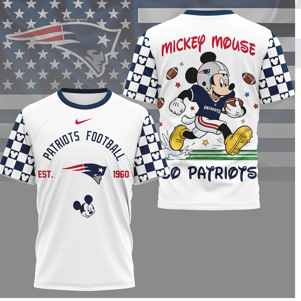Mickey Mouse New England Patriots Football Est 1960 Patriots T Shirt Mickey Mouse New England Patriots Football Est 1960 Patriots T Shirt