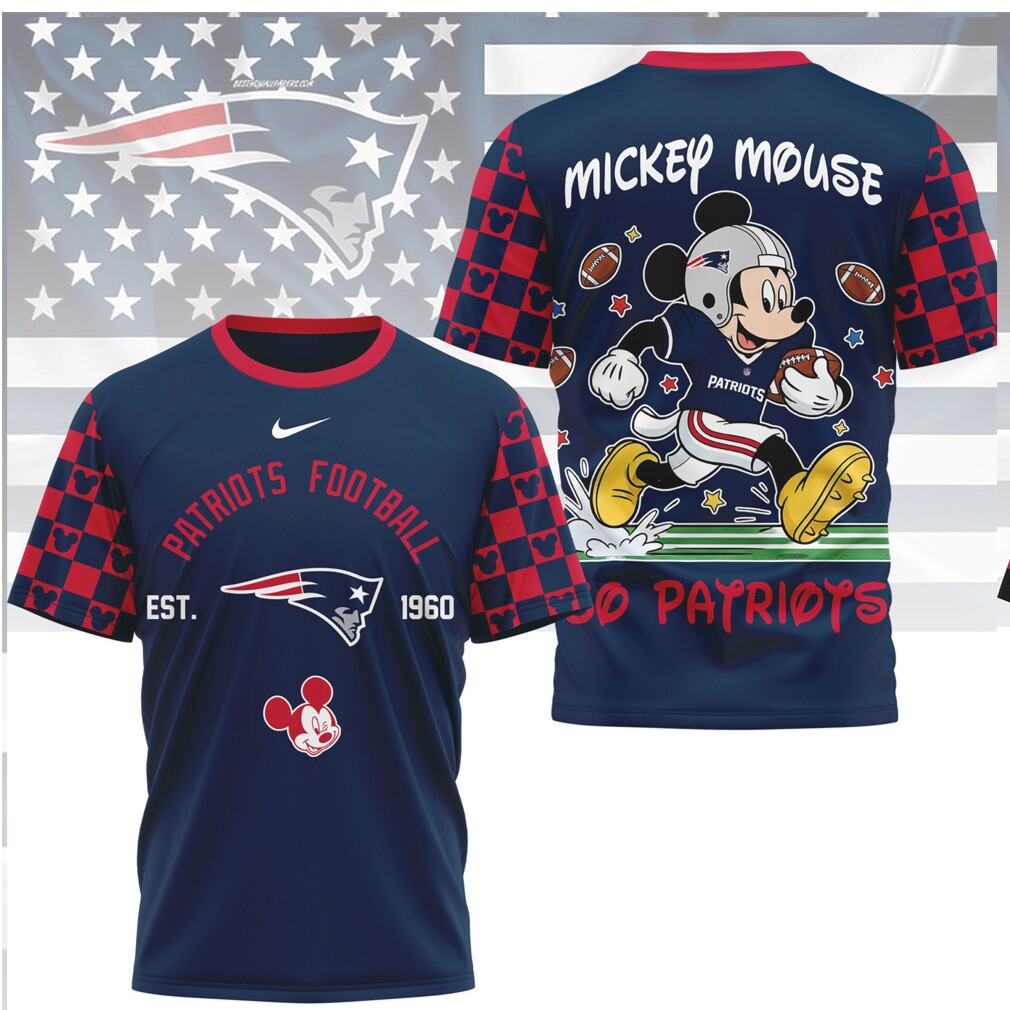 Mickey Mouse New England Patriots Football Est 1960 Patriots T Shirt Mickey Mouse New England Patriots Football Est 1960 Patriots T Shirt