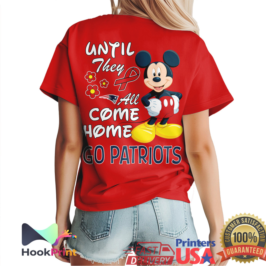 Mickey Mouse New England Patriots Red Friday Deployed Support T Shirt Mickey Mouse New England Patriots Red Friday Deployed Support T Shirt