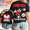 Mickey Mouse Team Korea Republic World Cup 2026 Soccer T Shirt Mickey Mouse Team Korea Republic World Cup 2026 Soccer T Shirt