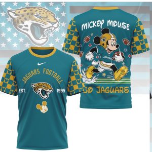Mickey Mouse x Jacksonville Jaguars NFL T Shirt