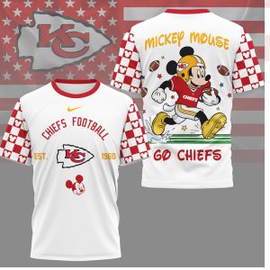 Mickey Mouse x Kansas City Chiefs NFL T Shirt