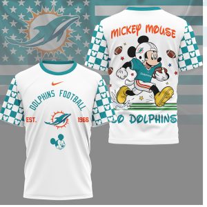 Mickey Mouse x Miami Dolphins NFL Football NFL Shirt