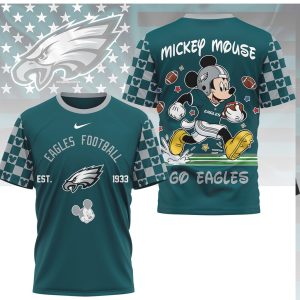 Mickey Mouse x Philadelphia Eagles NFL T Shirt