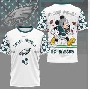 Mickey Mouse x Philadelphia Eagles NFL T Shirt