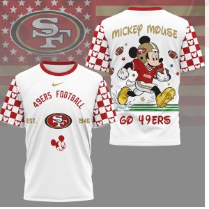 Mickey Mouse x San Francisco 49ers NFL T Shirt