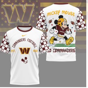 Mickey Mouse x Washington Commanders NFL Shirt