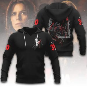 Minimalist Ghostface Window Shatter Scream Horror 30th Anniversary Edition T Shirt