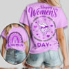Cincinnati Bengals Happy Womens Day NFL Purple Leopard Rainbow Shirt Cincinnati Bengals Happy Womens Day NFL Purple Leopard Rainbow Shirt