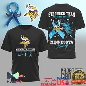 Minnesota Vikings Prostate Cancer Awareness Stronger Than T Shirt Minnesota Vikings Prostate Cancer Awareness Stronger Than T Shirt