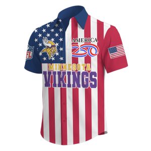 Minnesota Vikings Semiquincentennial 2026 Patriotic American Flag Shirt