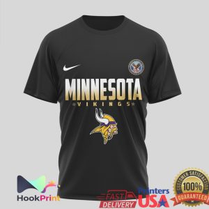 Minnesota Vikings Veteran Serving My Country Pride T Shirt