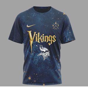Minnesota Vikings x Harry Potter 25 Years of Magic Galaxy T Shirt Minnesota Vikings x Harry Potter 25 Years of Magic Galaxy T Shirt