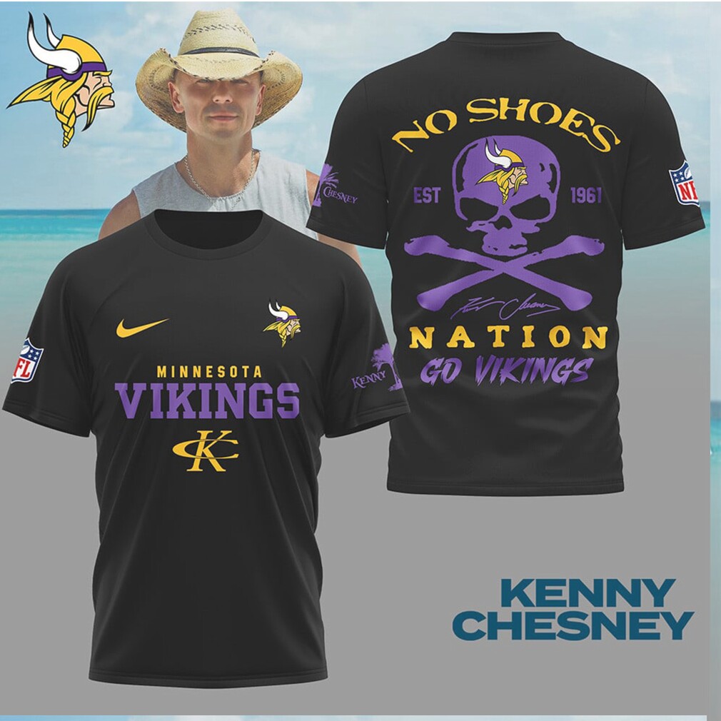 Minnesota Vikings x Kenny Chesney No Shoes Nation Fan Shirt Minnesota Vikings x Kenny Chesney No Shoes Nation Fan Shirt