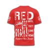 Ole Miss Rebels R.E.D. Support Our Troops Military Anchor Red T Shirt Ole Miss Rebels R.E.D. Support Our Troops Military Anchor Red T Shirt