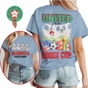 Morocco Soccer Goose United for Goose Cup 2026 Fan T Shirt