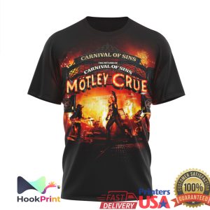 Motley Crue Carnival of Sins Return of Tour 2026 Concert T Shirt