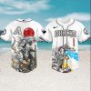 Godzilla x Cleveland Guardians Black Baseball Monster Mash Style Jersey Godzilla x Cleveland Guardians Black Baseball Monster Mash Style Jersey