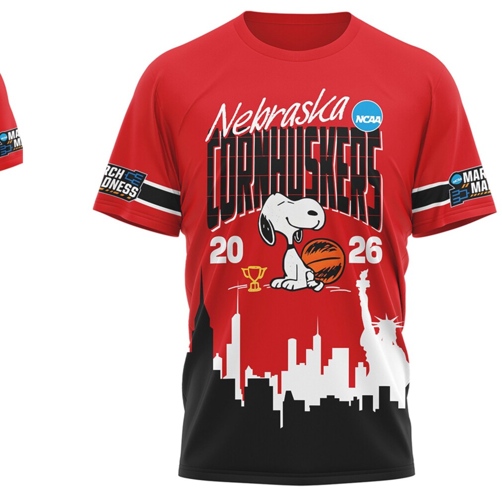 Nebraska Cornhuskers Snoopy March Madness 2026 Let The Madness Begin Shirt Nebraska Cornhuskers Snoopy March Madness 2026 Let The Madness Begin Shirt