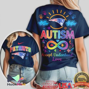 New England Patriots Autism Awareness Accept Understand Love Patriots T Shirt