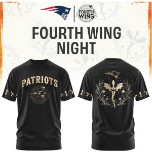 New England Patriots Fourth Wing Night Fantasy Bookish NFL Apparel T Shirt