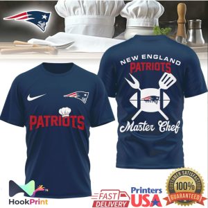 New England Patriots Master Chef Football Fan BBQ T Shirt