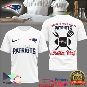 New England Patriots Master Chef Football Fan BBQ T Shirt