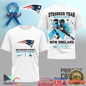 New England Patriots Prostate Cancer Awareness Stronger Than T Shirt