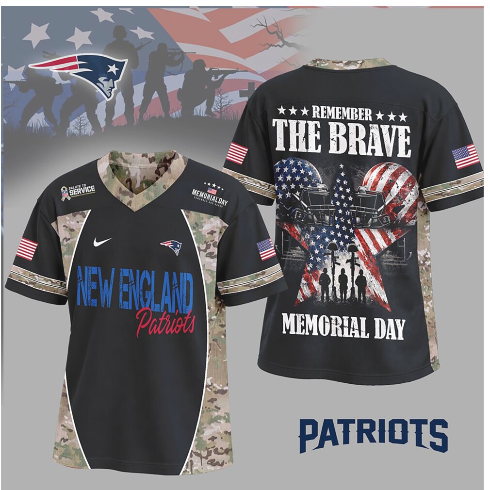 New England Patriots Remember The Brave Memorial Day Military Camo Jersey New England Patriots Remember The Brave Memorial Day Military Camo Jersey