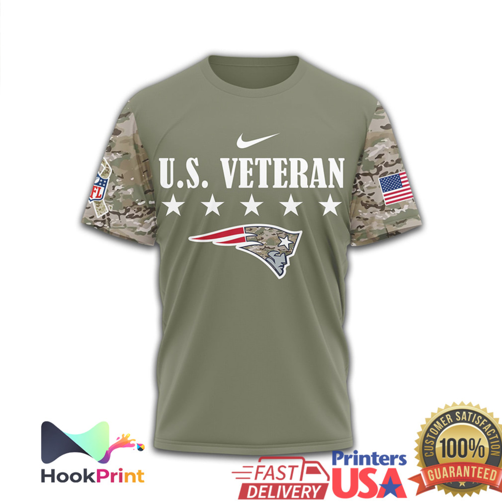 New England Patriots U.S. Veteran Military Appreciation T Shirt New England Patriots U.S. Veteran Military Appreciation T Shirt