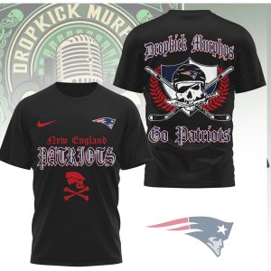 New England Patriots x Dropkick Murphys Irish Punk Fan T Shirt