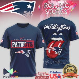New England Patriots x Rolling Stones Mashup Signature Series T Shirt New England Patriots x Rolling Stones Mashup Signature Series T Shirt