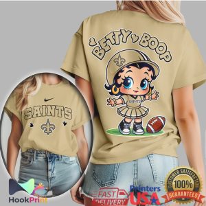 New Orleans Saints Betty Boop Football Cute Saints T Shirt