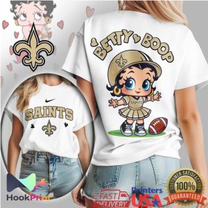 New Orleans Saints Betty Boop Football Cute Saints T Shirt