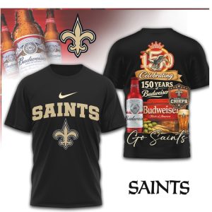 New Orleans Saints Budweiser 150 Years Anniversary Shirt