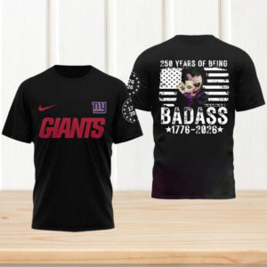 New York Giants Joker 250 Years Of Being Badass 1776 2026 NFL T Shirt