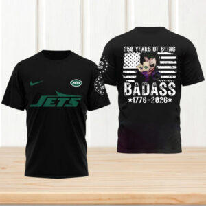 New York Jets Joker 250 Years Of Being Badass 1776 2026 T Shirt