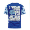 LSU Tigers I Wear Blue For Autism Awareness T Shirt LSU Tigers I Wear Blue For Autism Awareness T Shirt