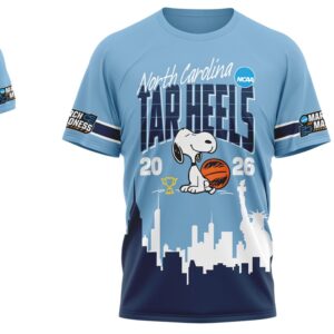 North Carolina Tar Heels Snoopy March Madness 2026 Basketball NFL Shirt North Carolina Tar Heels Snoopy March Madness 2026 Basketball NFL Shirt