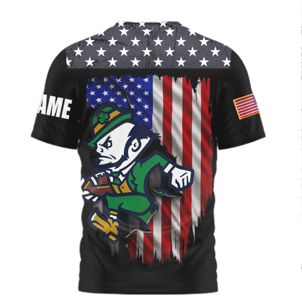 Notre Dame Fighting Irish Custom Name Patriotic We The People T Shirt Notre Dame Fighting Irish Custom Name Patriotic We The People T Shirt