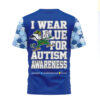 Auburn Tigers I Wear Blue for Autism Awareness T Shirt Auburn Tigers I Wear Blue for Autism Awareness T Shirt