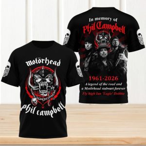 In Memory of Phil Campbell 1961 2026 Motorhead Tribute T Shirt.jfif