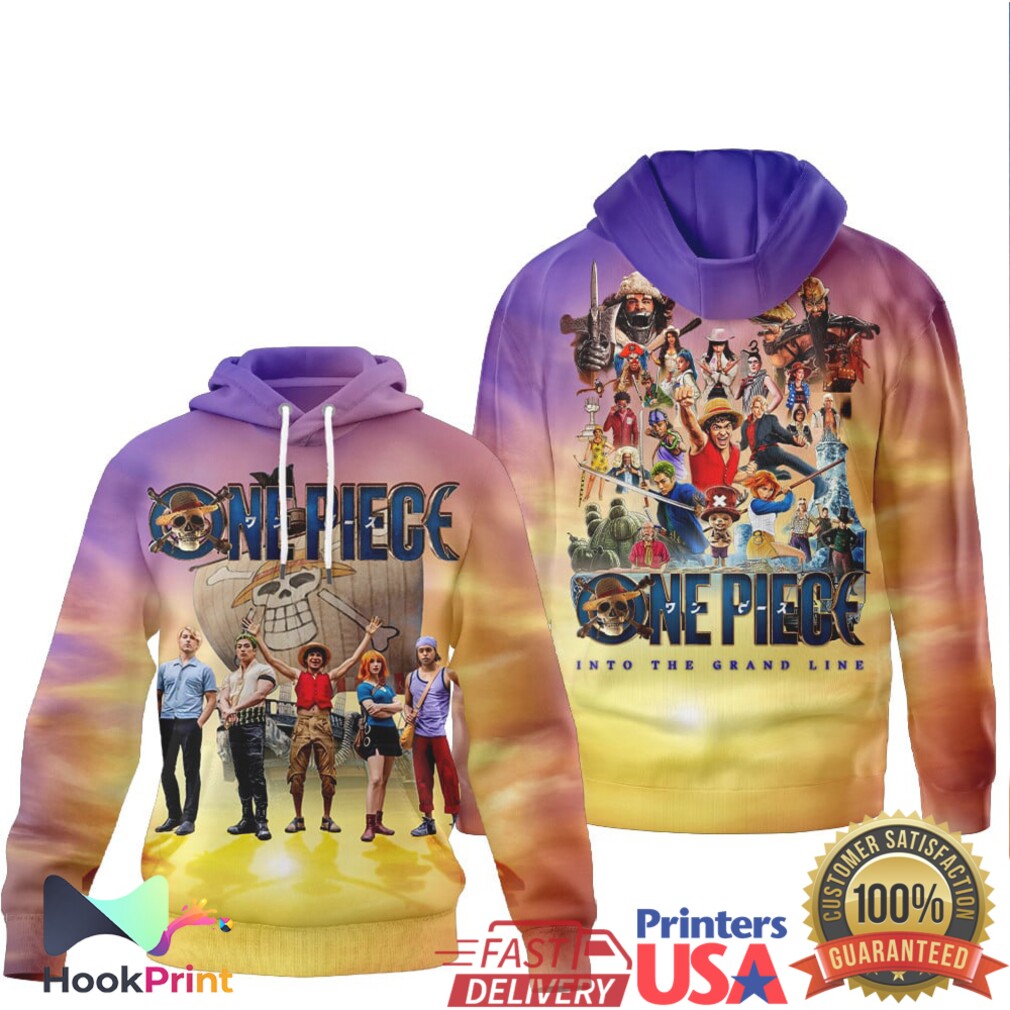 One Piece Live Action Netflix Series Cast “Into The Grand Line” All Over Print Shirt One Piece Live Action Netflix Series Cast “Into The Grand Line” All Over Print Shirt