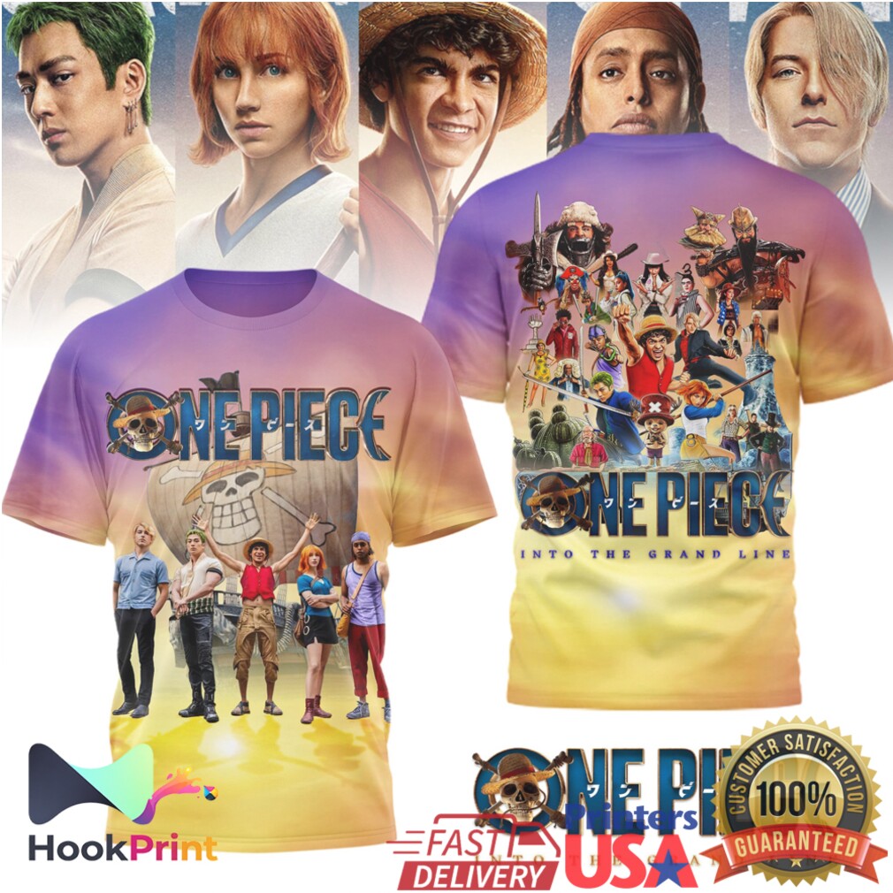 One Piece Live Action Netflix Series Cast “Into The Grand Line” All Over Print Shirt One Piece Live Action Netflix Series Cast “Into The Grand Line” All Over Print Shirt