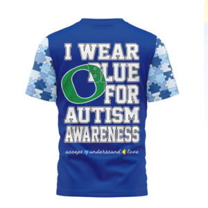 Oregon Ducks I Wear Blue For Autism Awareness T Shirt Oregon Ducks I Wear Blue For Autism Awareness T Shirt
