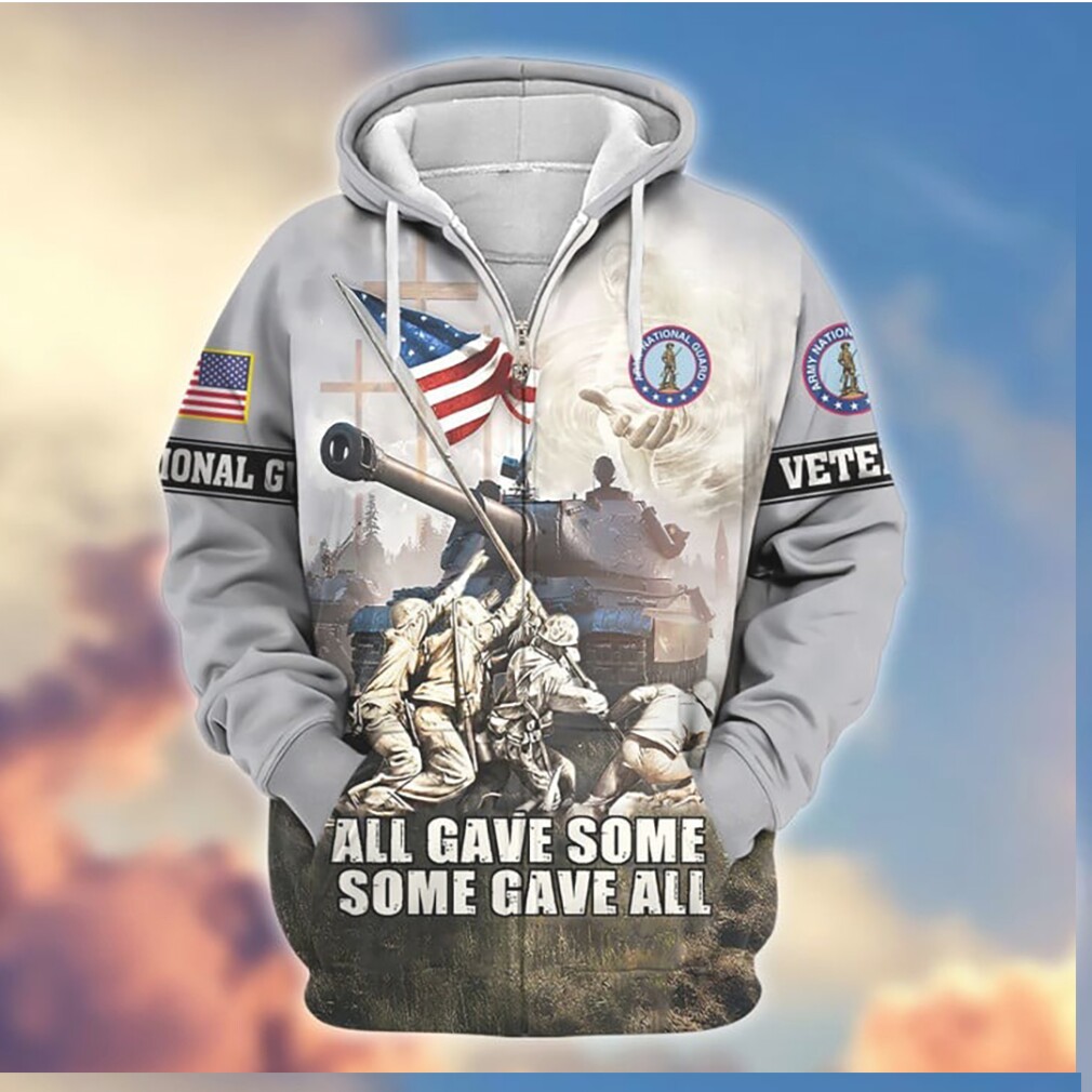 Patriotic Veteran All Gave Some Tank Battlefield 3D Zip Hoodie Patriotic Veteran All Gave Some Tank Battlefield 3D Zip Hoodie