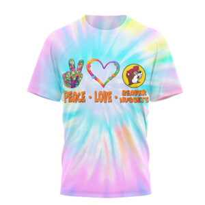 Peace Love Beaver Nuggets Buc ee's Pastel T Shirt