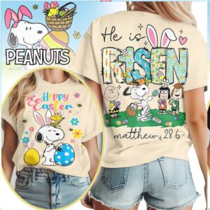 Peanuts Snoopy He Is Risen Religious Easter Matthew 28 6 T Shirt Peanuts Snoopy He Is Risen Religious Easter Matthew 28 6 T Shirt